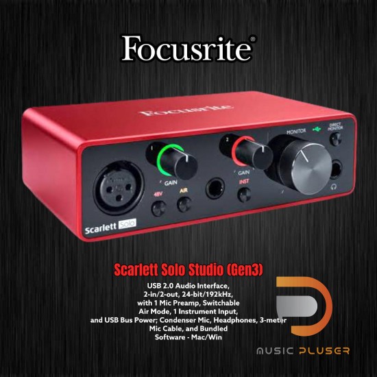 Focusrite Solo Preamp | sincovaga.com.br